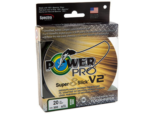 Multifilamento Power pro Super 8 Slick V2 0.32mm 300 yds.  18 kg