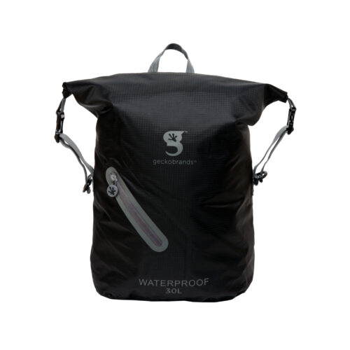 Lightweight WP Backpack - Black Grey Geckobrands