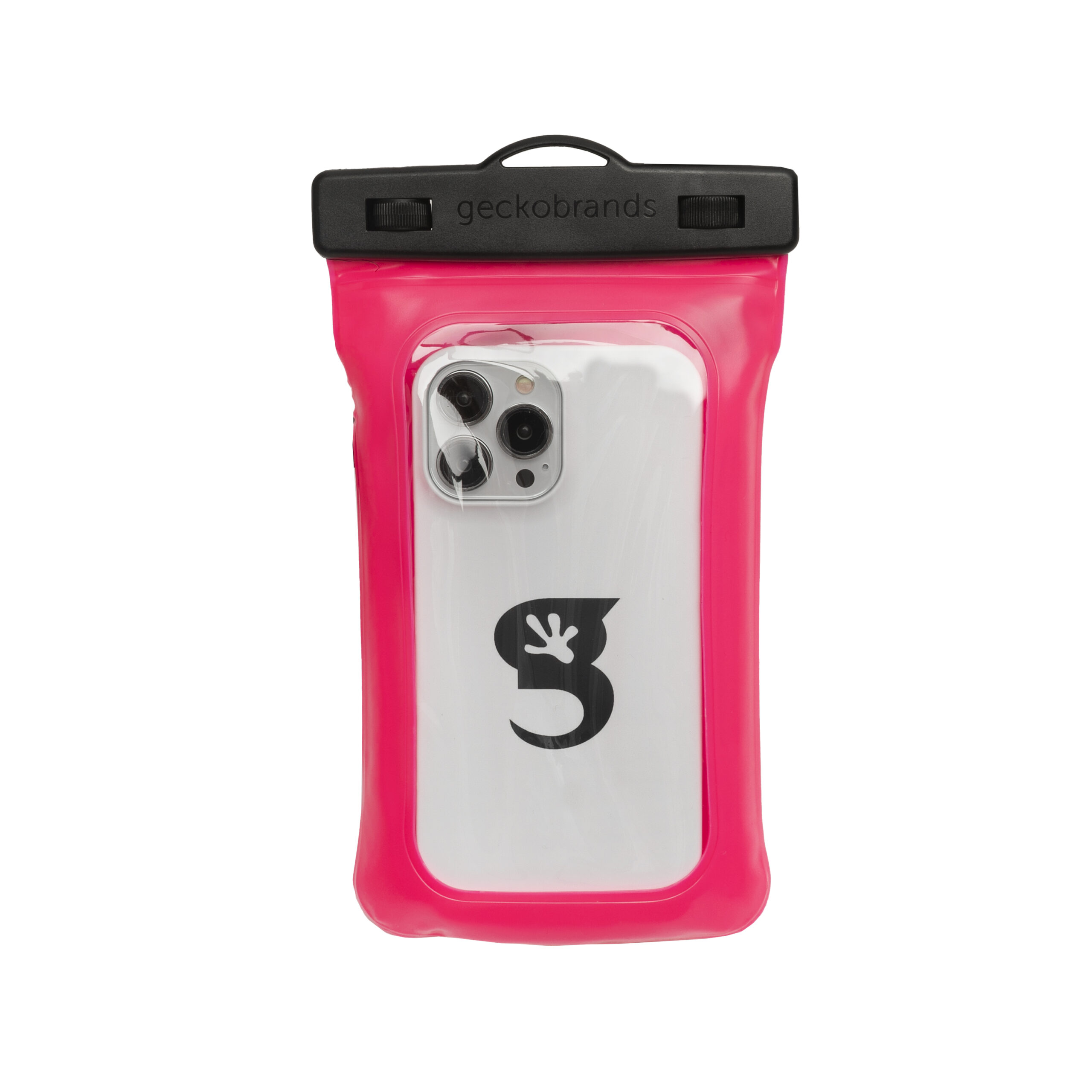 Borsa Stagna Per Telefono Topeak Phone Dry Bag - Bianca 2.8x1.2x12.4 Cm - Protettiva In TPU Per Ciclismo E GPS, Montaggio QuickClick