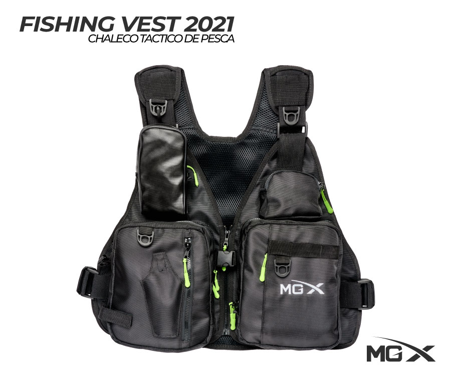 Chaleco MGX Modelo Pro - Angler  Tienda de artículos de camping, pesca  deportiva y outdoors
